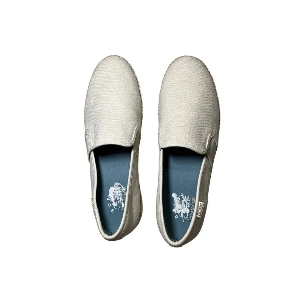 BOBS from Skechers linen uppers